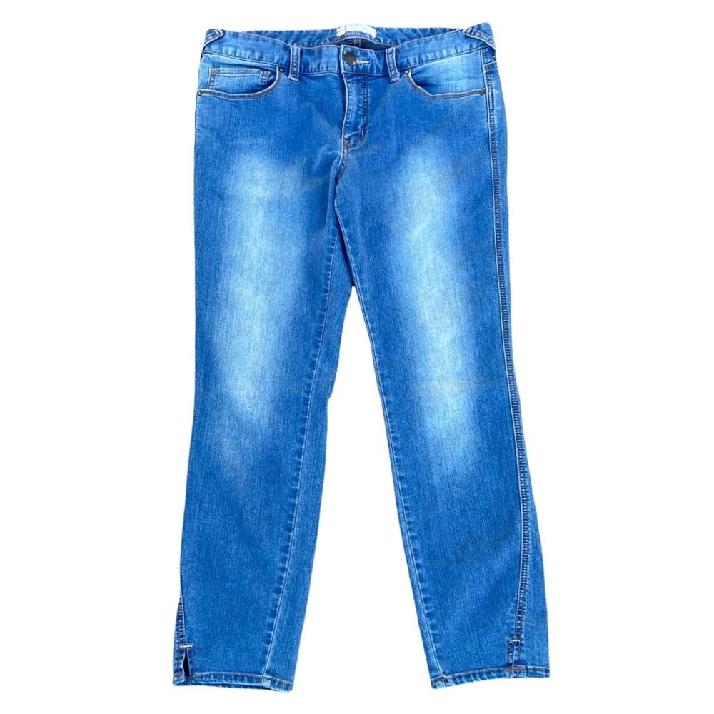 Free People Light Wash Blue Cropped Jeans Women's Size 31